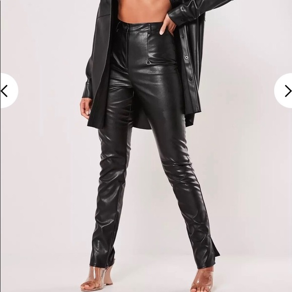 Miss guided split hem pants - Picture 1 of 1